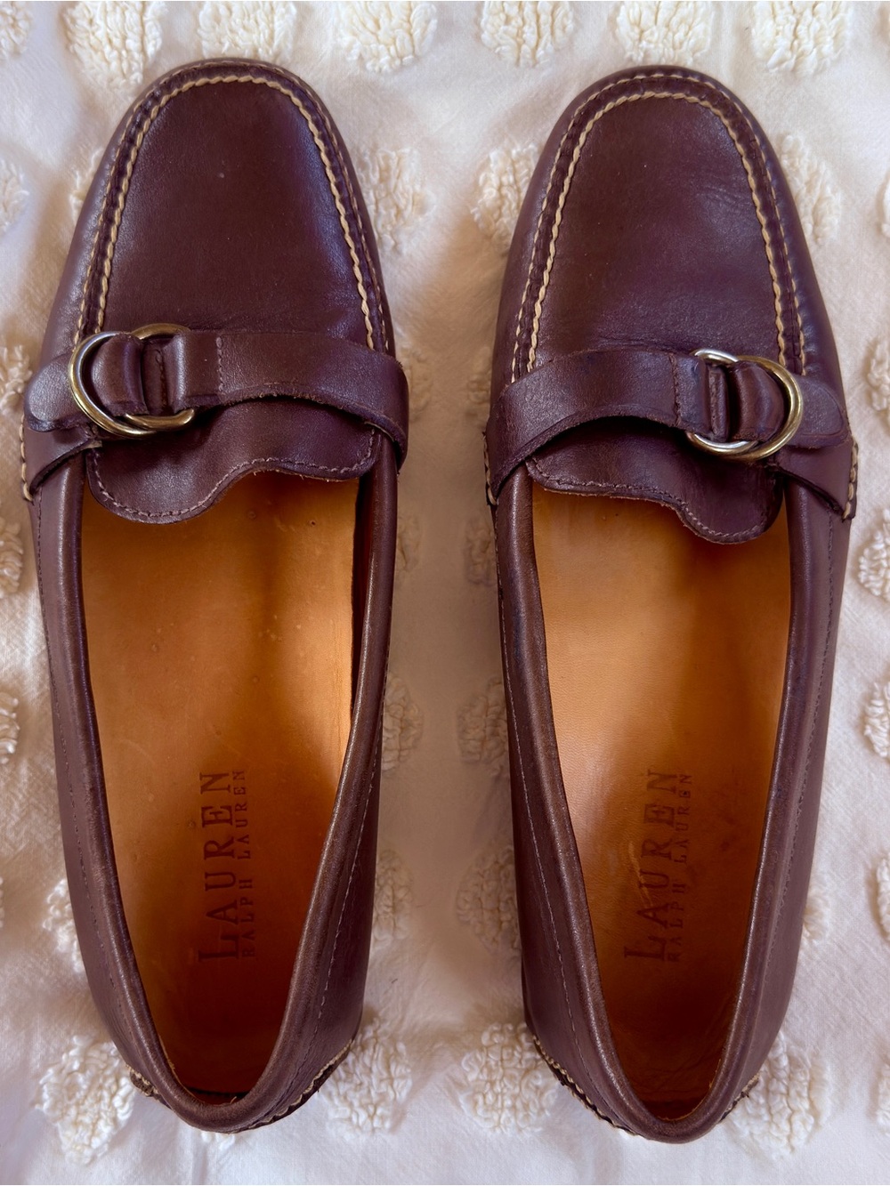 Vintage Lauren Ralph Lauren Women’s Brown Leather Loafers
